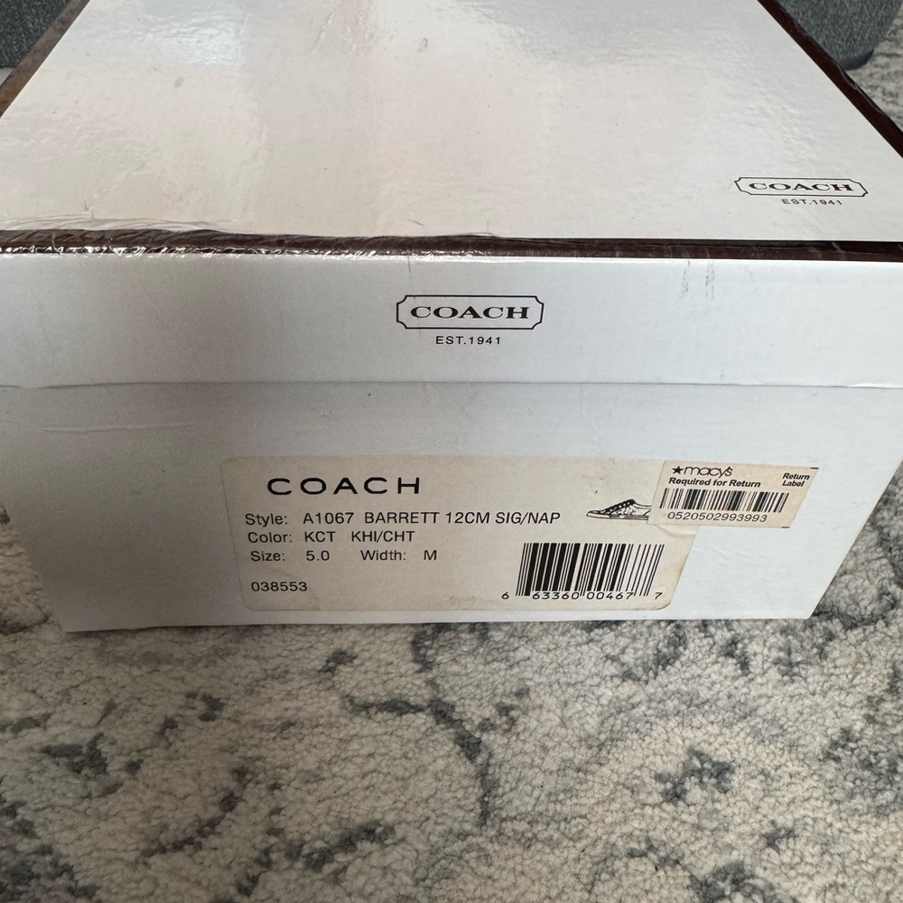 Coach Sneakers - Picture 8 of 9